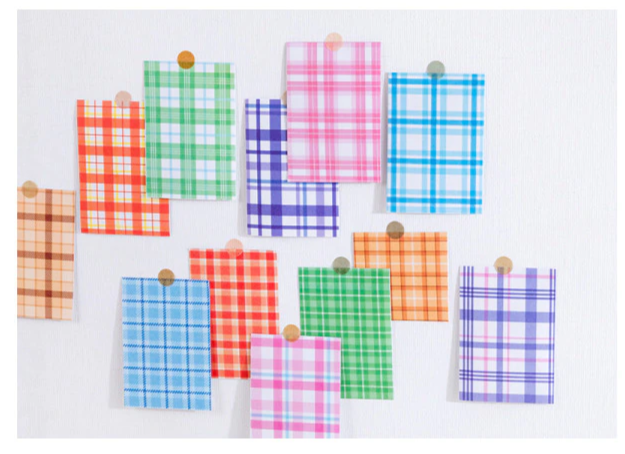 Grid Pattern Series Sticker Booklet