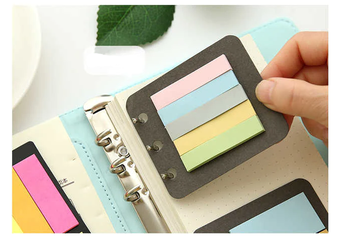 Transparent Ring Binder Inserts- Sticky Memo