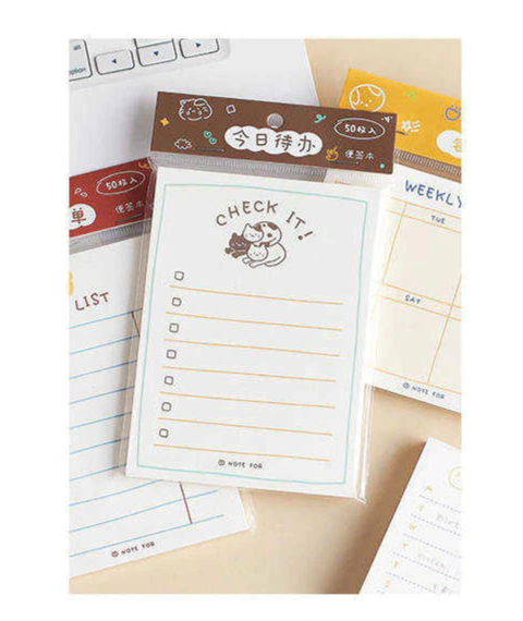 Planner Note Pads