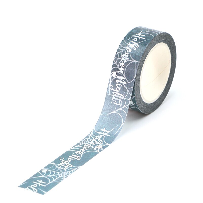 Halloween Night Silver Foiled Washi Tape