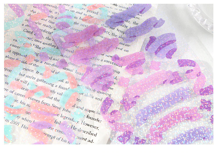 Confetti Glitter PET Sticker