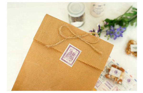 Vintage Stamp Sticker