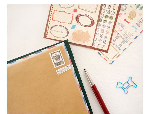 Vintage Stamp Sticker