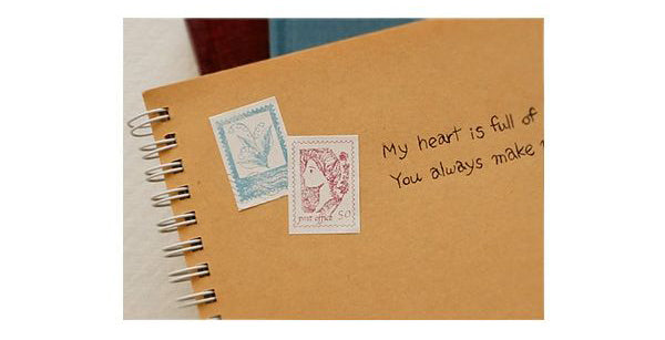 Vintage Stamp Sticker