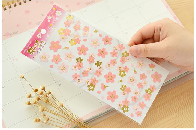 Mind Wave Sakura Gilded Stickers