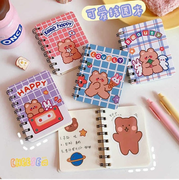 Cute Spiral Bound Mini Notebooks