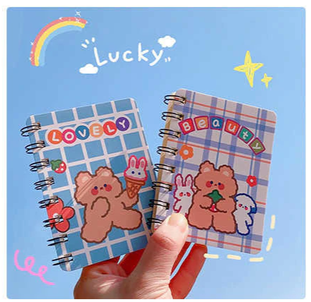 Cute Spiral Bound Mini Notebooks