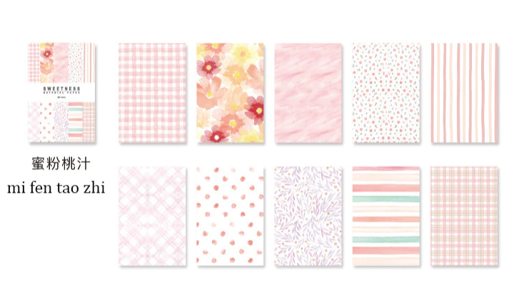 Patterned Scrapbooking Memo Pad