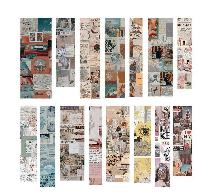 Retro Long Stripe Stickers