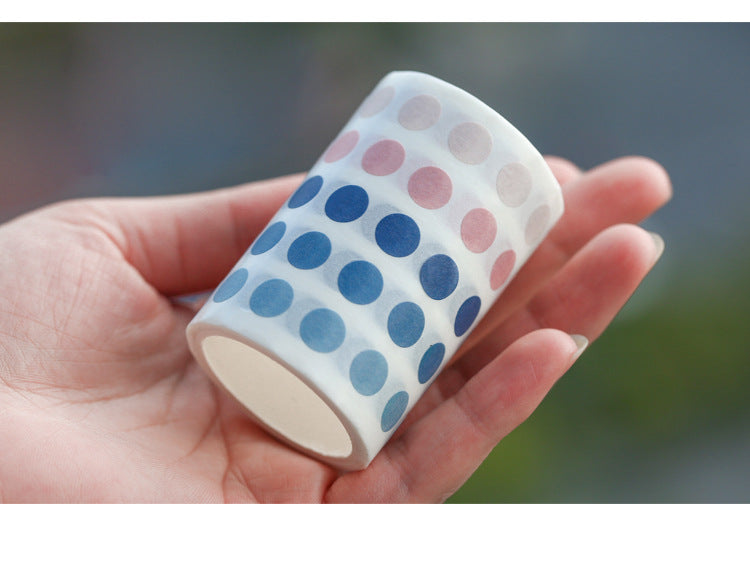 Polka Dot Washi Sticker- Scenery