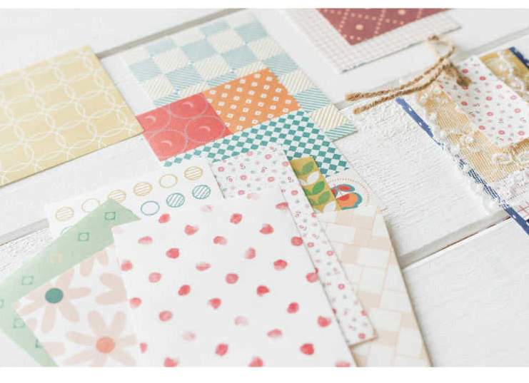Patterned Scrapbooking Memo Pad