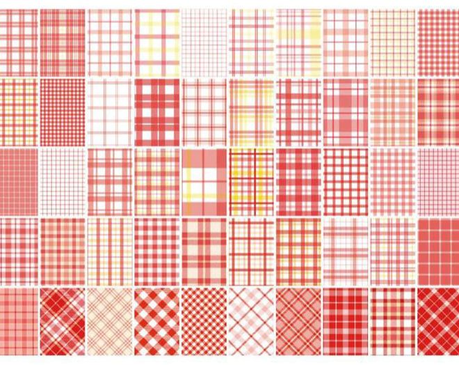 Grid Pattern Series Sticker Booklet