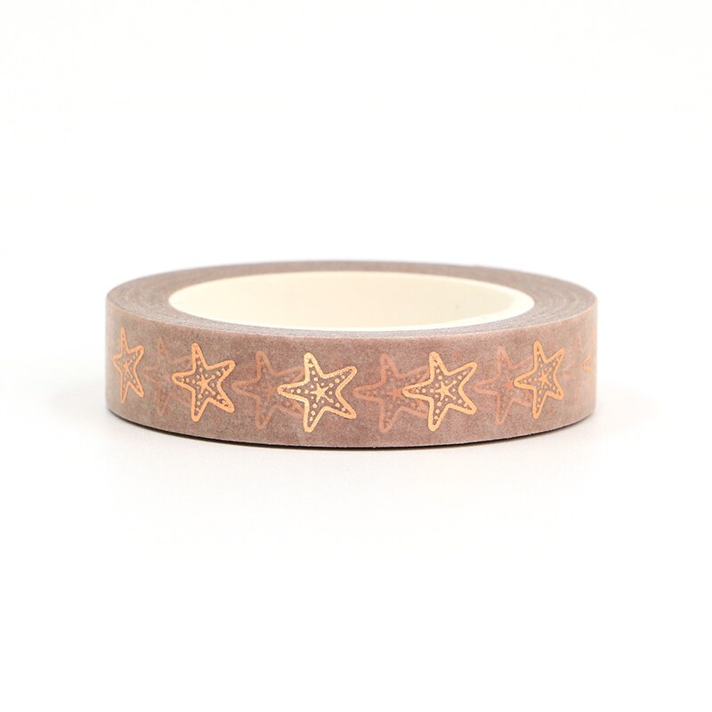 Starfish Copper Foiled Washi Tape