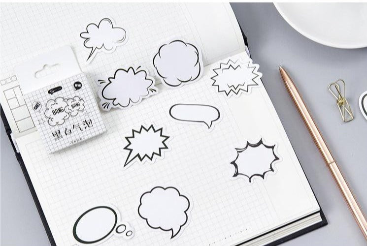 Speech Bubble Planner Stickers
