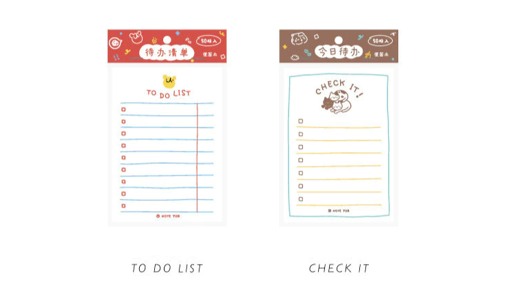 Planner Note Pads