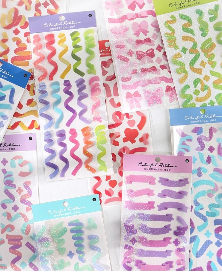 Confetti Glitter PET Sticker