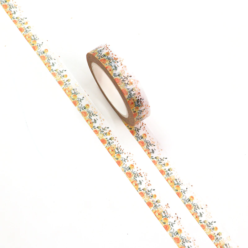 Foiled Floral Butterfly Washi Tape
