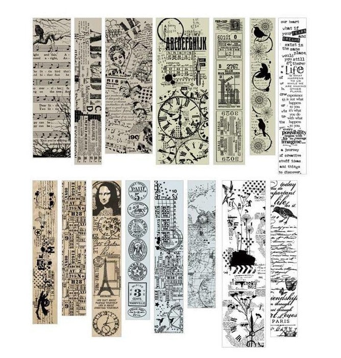 Retro Long Stripe Stickers