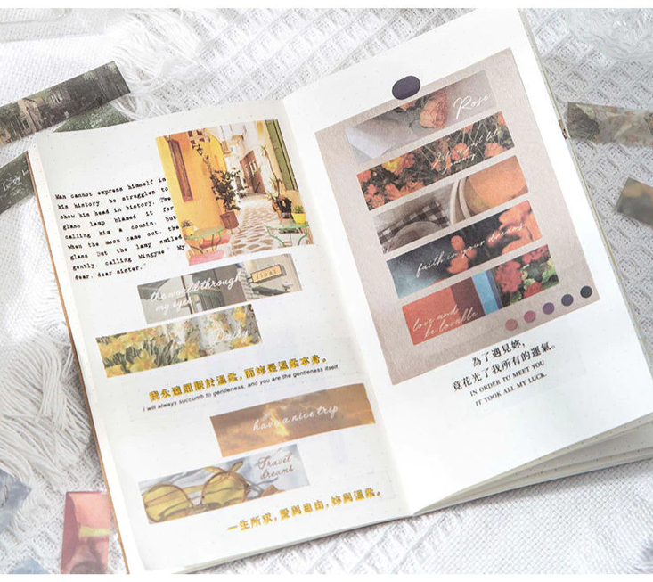 Travel Scenery Journal Scrapbooking Stickers