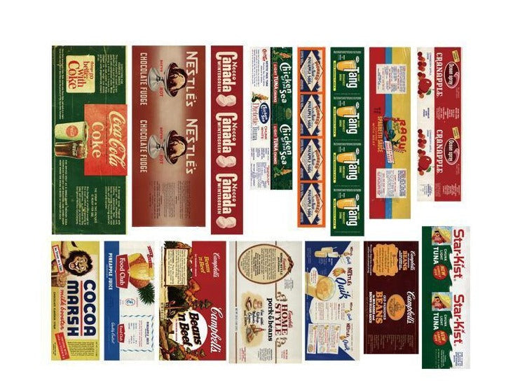 Retro Long Stripe Stickers
