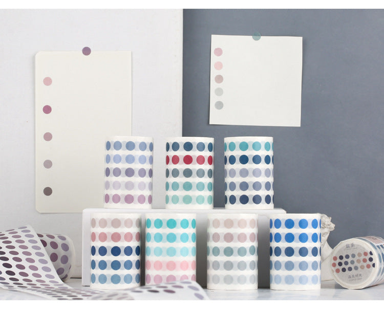 Polka Dot Washi Sticker- Scenery