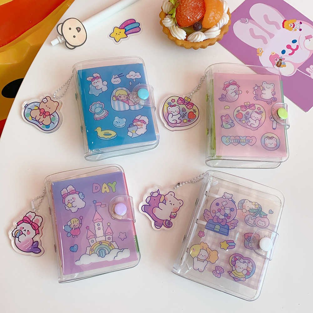Kawaii Transparent Mini Ring Binder