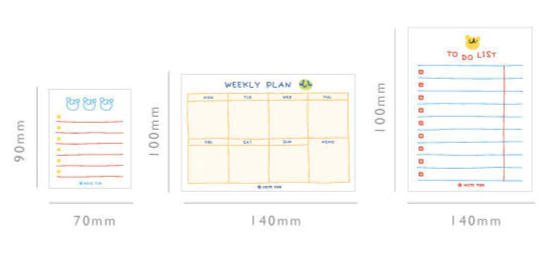 Planner Note Pads