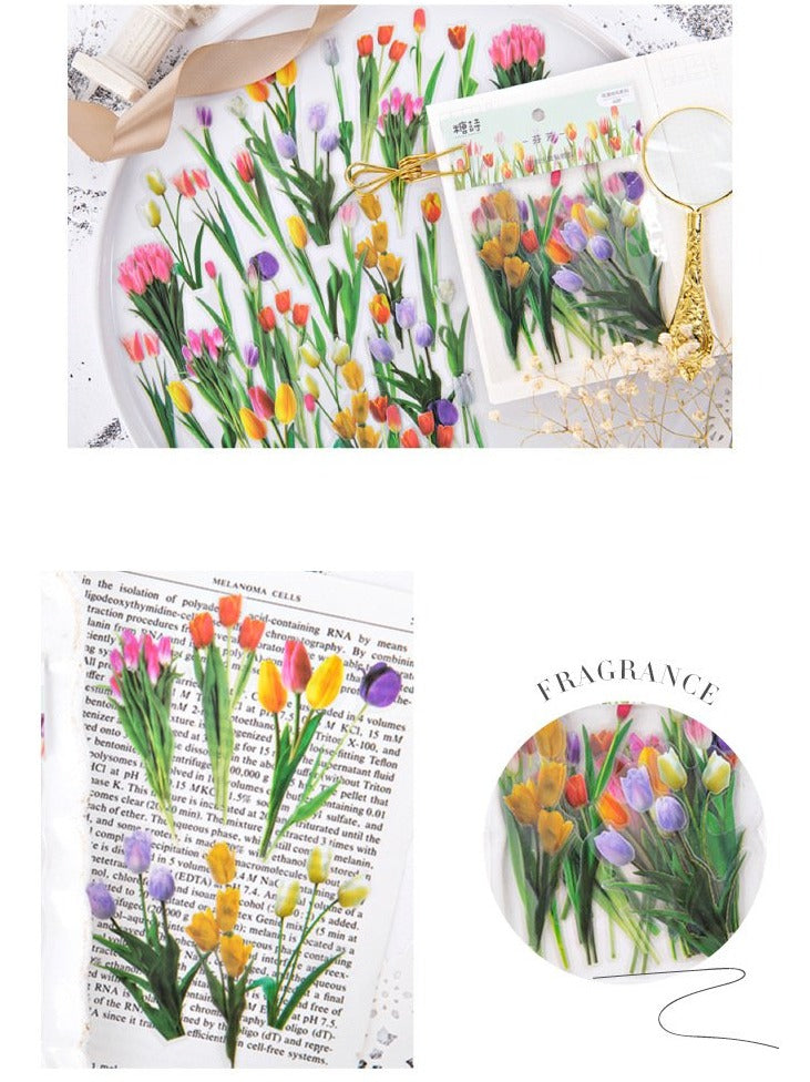 Pressed Flowers PET Stickers
