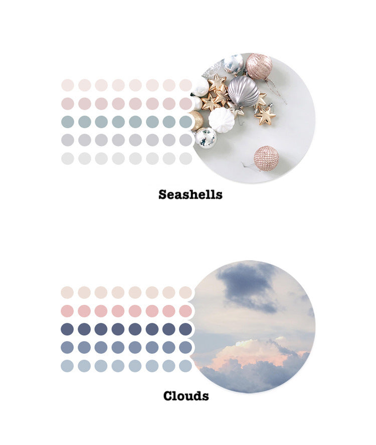 Polka Dot Washi Sticker- Scenery