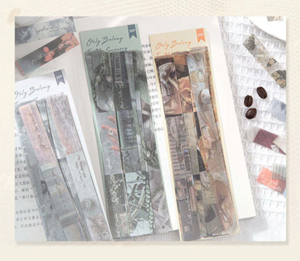 Travel Scenery Journal Scrapbooking Stickers