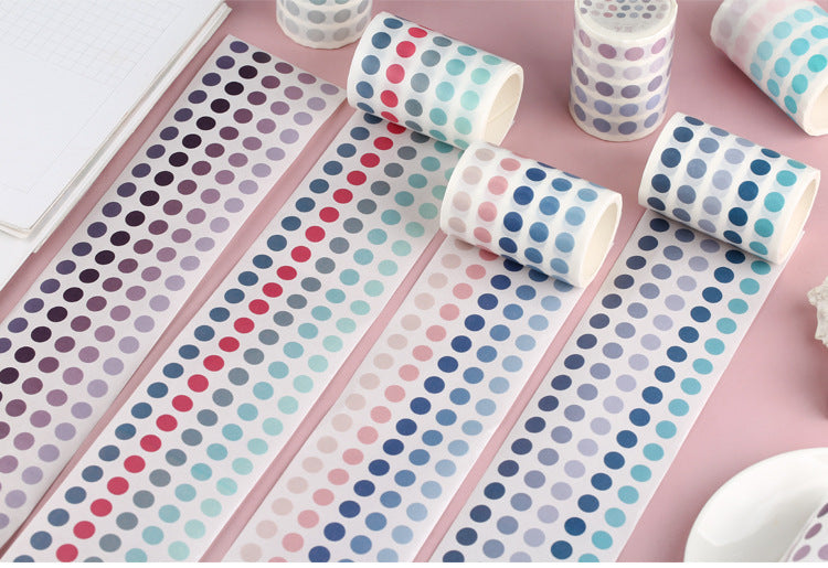 Polka Dot Washi Sticker- Scenery