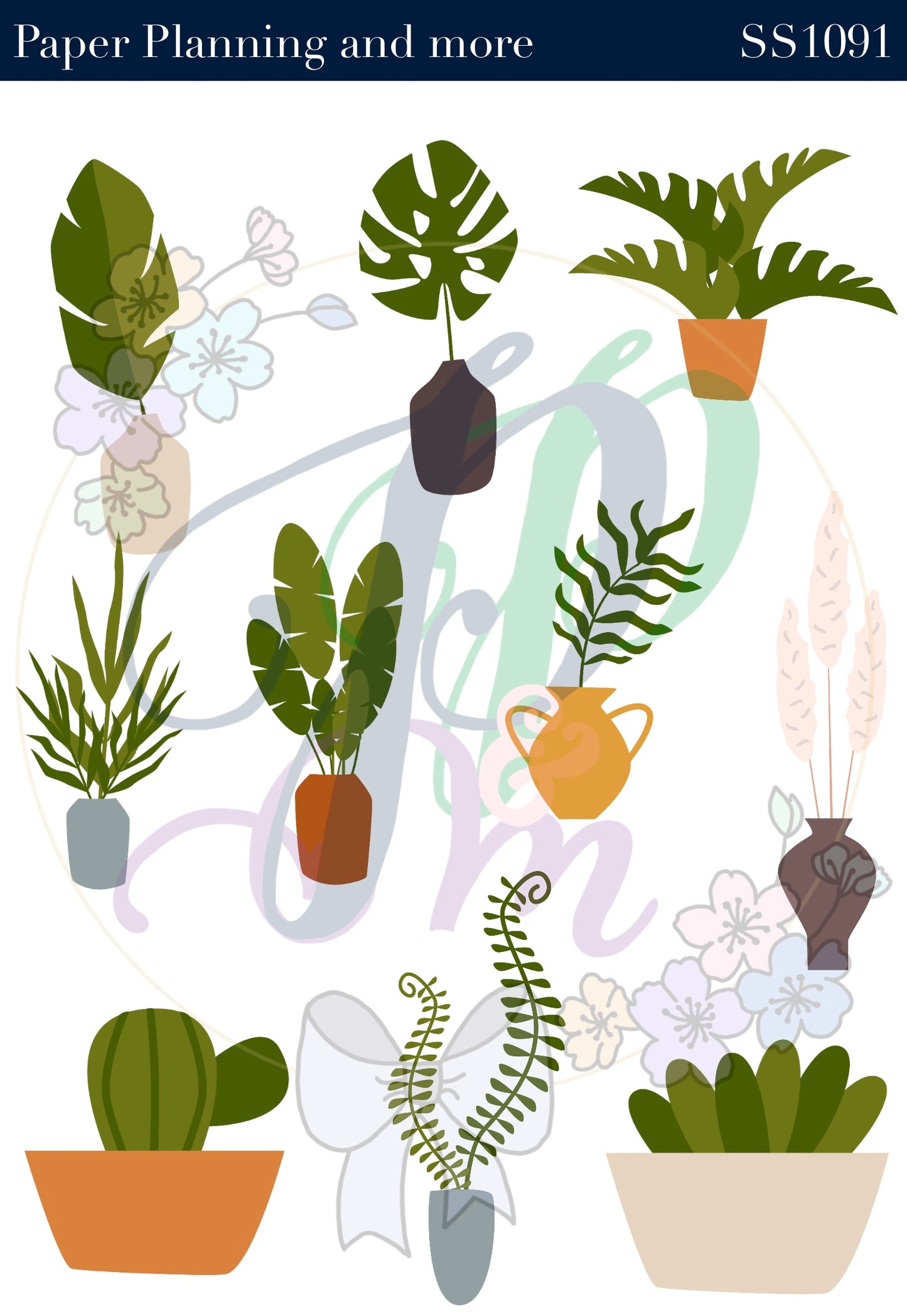 House Plants 1 Sticker Sheet
