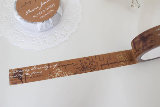 Flower Journal Washi Tape