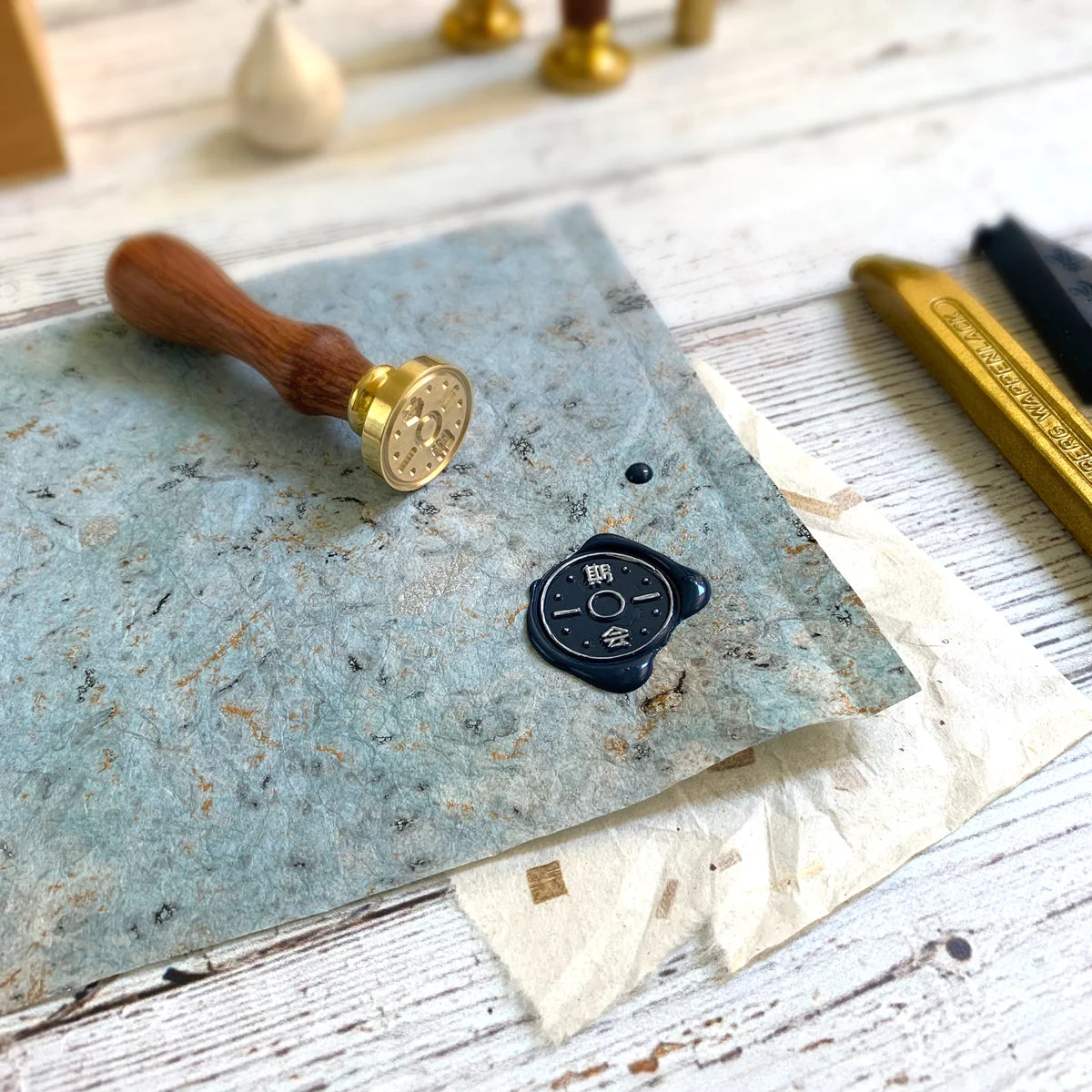 Wax Seal "Ichigo Ichie"