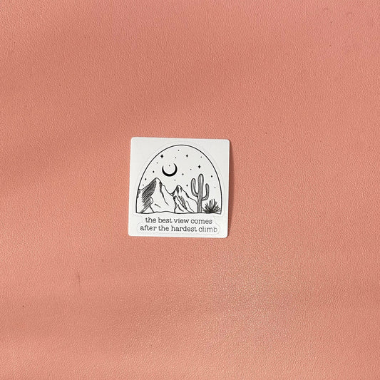 The Best View Die Cut Sticker