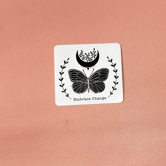 Embrace Change Die Cut Sticker