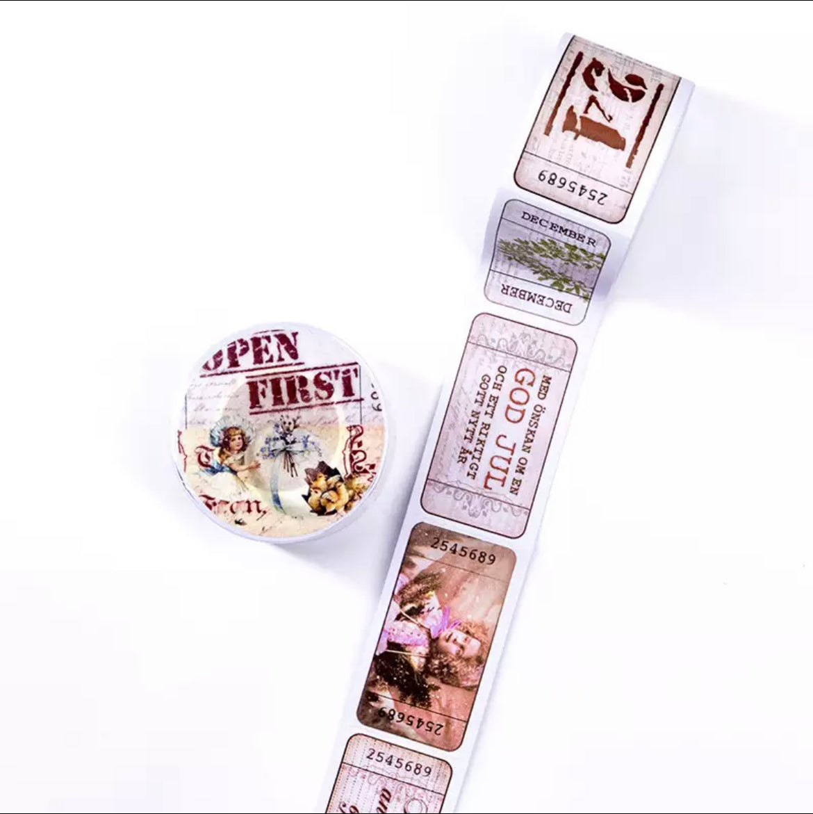 Retro Stamp Washi Tape