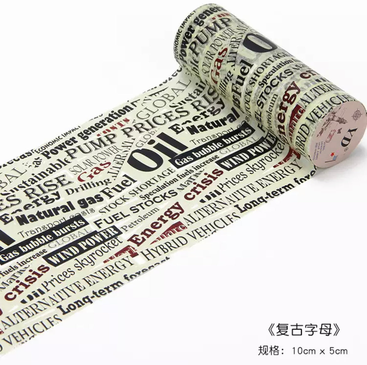 Vintage Postmark Washi Tape