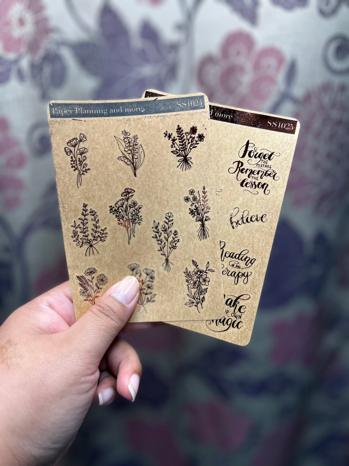 Wildflower Bouquets Sticker Sheet