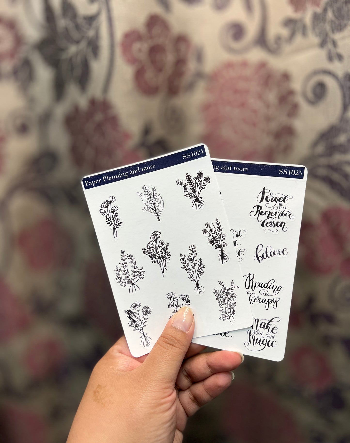 Wildflower Bouquets Sticker Sheet