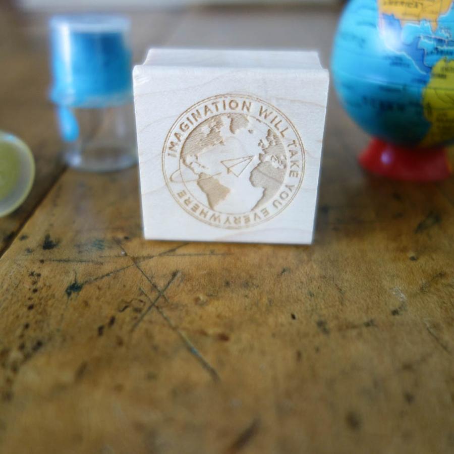 Stamp // "Imagination will take you everywhere"