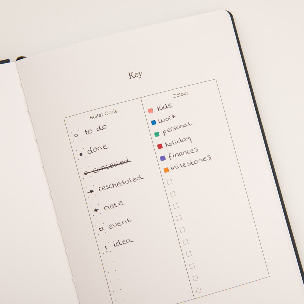 Yop & Tom A5 DOT GRID JOURNAL - HUMMINGBIRD - DEEP OCEAN