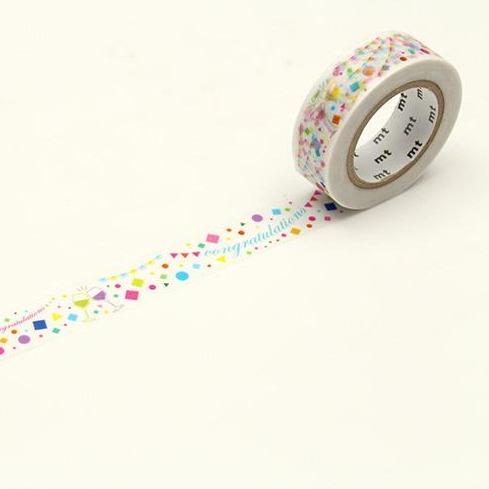 MT EX Washi Tape Cheers Sample