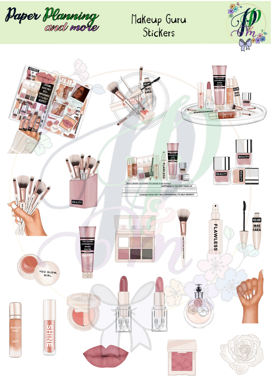 Makeup Guru Sticker Sheet