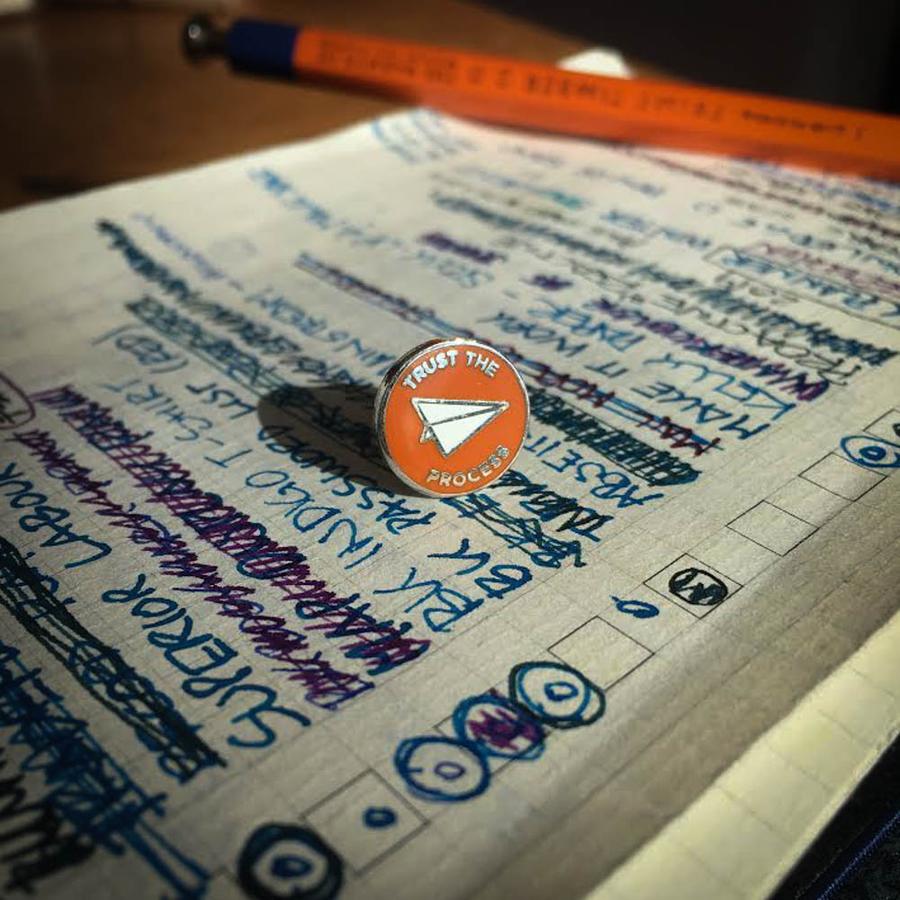 "Trust the Process" Pin