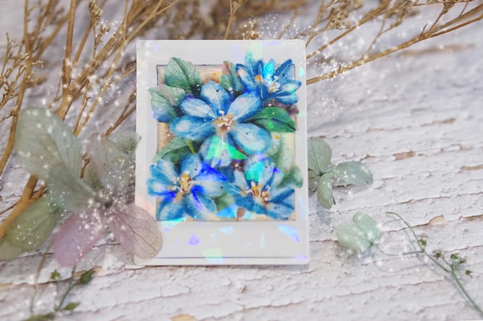 Black Milk Project-Hologram Florals (Hologram Sticker Set - 8pcs/set)