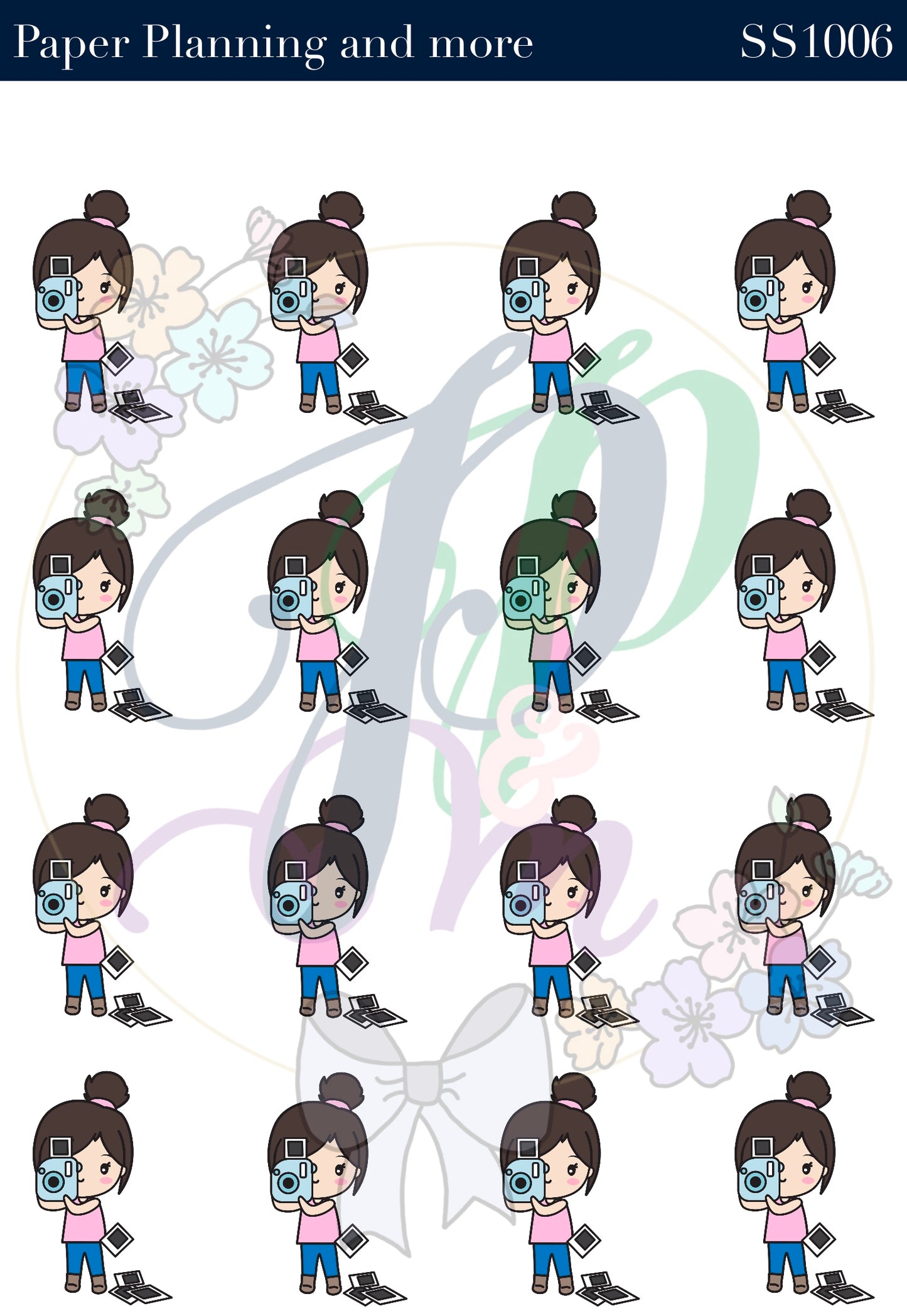 Polaroid Love Sticker Sheet