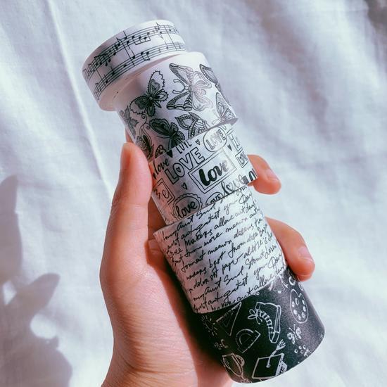 Black & White Film Washi Tape Set