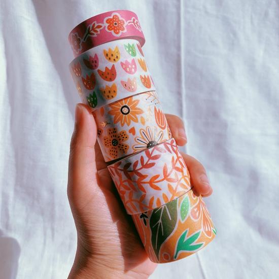August End Washi Tape Set