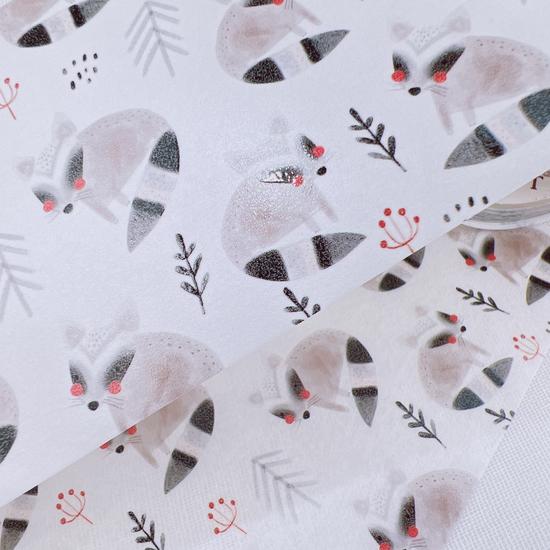 Raccoon Wide Washi Tape